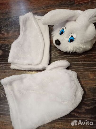 Новогодний костюм зайчика
