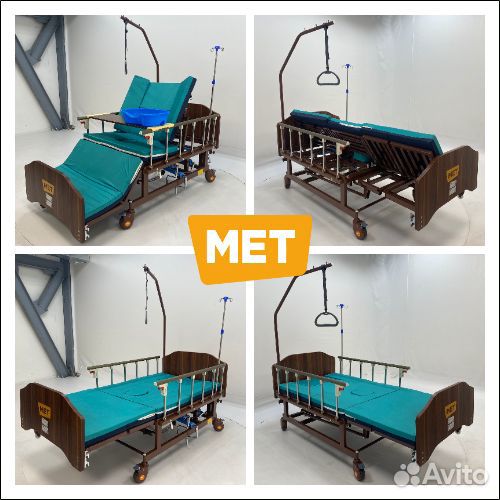 Мед.кровать Мet Remeks с туалетом и переворотом