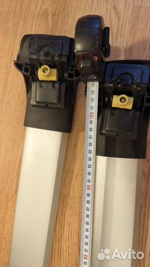 Багажник поперечнны на рейлинги на крышу turtle