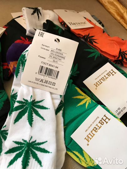 Летние модные носки с принтом унисекс