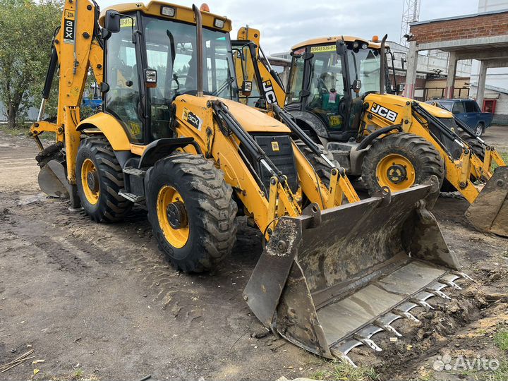 Услуги трактора экскаватора-погрузчика, JCB