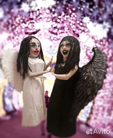 Анита и Гоги ростовые куклы