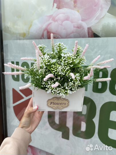 Композиция Flowers. Искусственные цветы