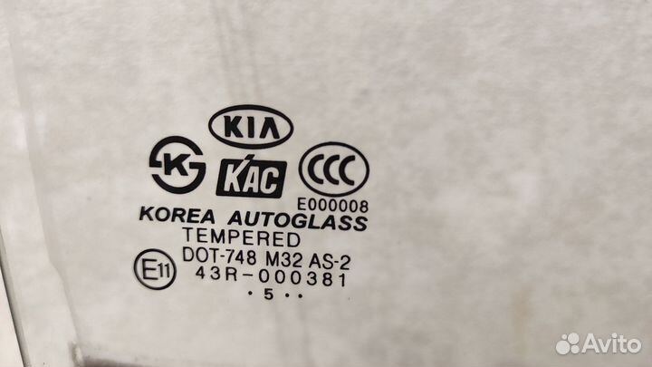 Обшивка (карта) задней правой двери KIA cerato