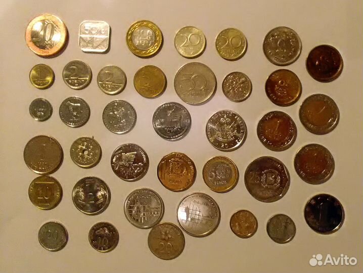 Иностранные монеты на обмен/продажу