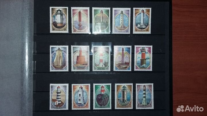 Марки СССР. Маяки. Все моря. 1982, 1983, 1984