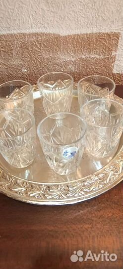 Хрустальные рюмки - стопки