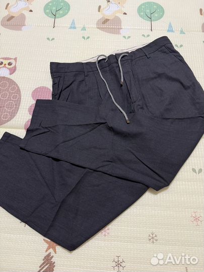 Brunello cucinelli брюки шерстяные оригинал,56