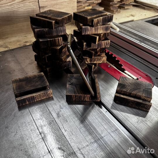 Подставка для телефона деревянная торцевая