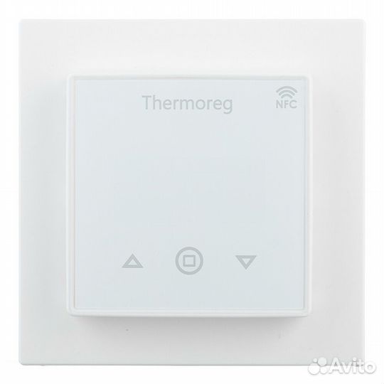 Терморегулятор электронный сенсорный для теплого пола Thermoreg TI-700 NFC белый с поддержкой NFC