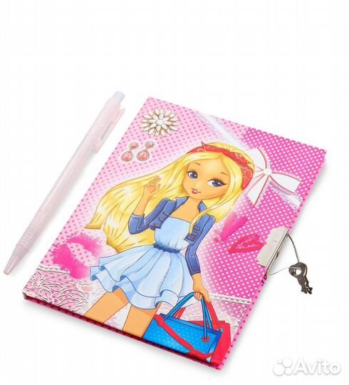 Блокнот с ручкой Гламур A2120899