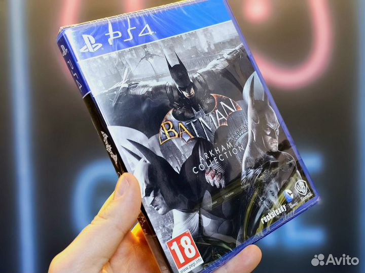 Диск ps4 ps5 Batman Arkham Collection, на русском