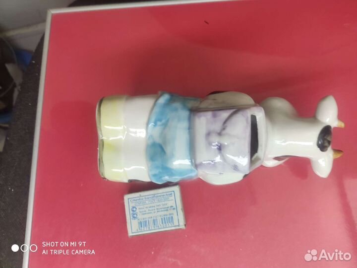 Фигурка керамика бычок