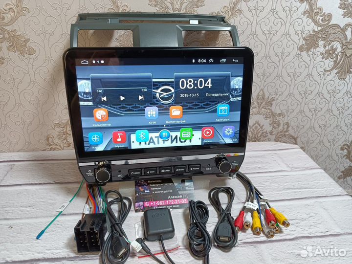 Магнитола на УАЗ Патриот android новая