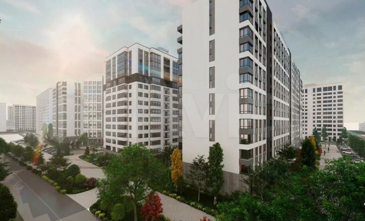 Квартира-студия, 34,1 м², 2/14 эт.