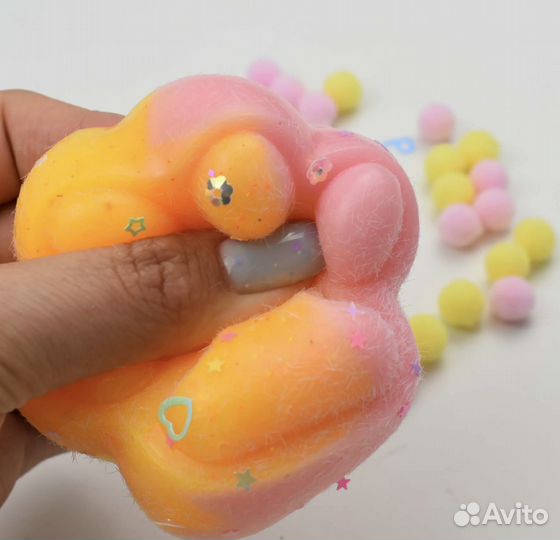 Новая Игрушка-антистресс Ball Masquerade Лапка в а