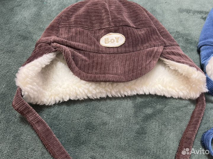 Шапка зимняя для мальчика 2-4 года новая
