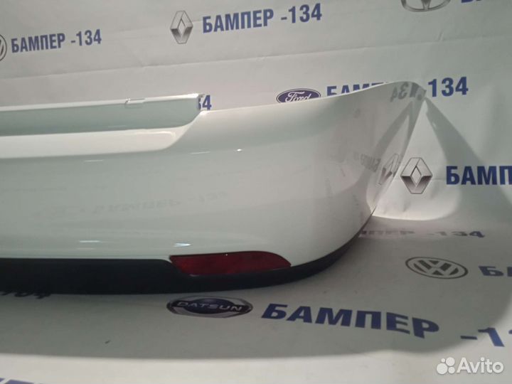 Бампер задний Лада приора седан Белое облако