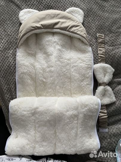 Конверт на выписку зимний на овчине