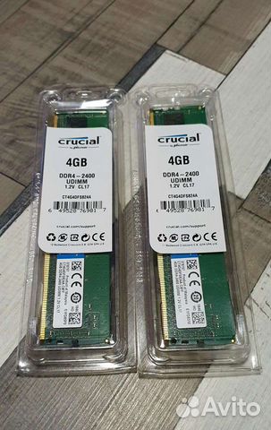 DDR4 8Gb Crusial 4Gb2