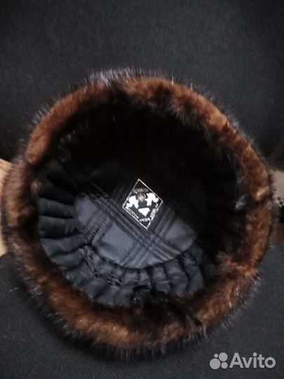 Норковая шапка мужская