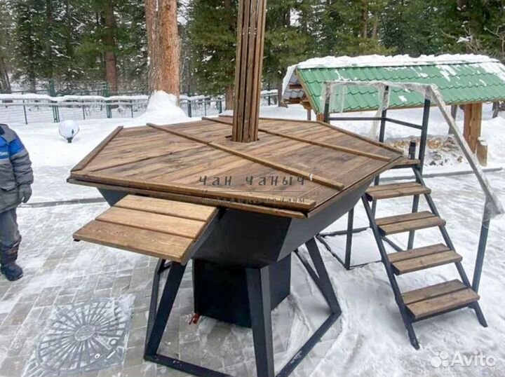 Банный чан, купель. Не ржавеет