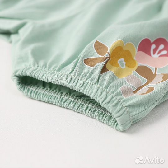 Шорты для девочки DR 12031 Оливковый (62-68)