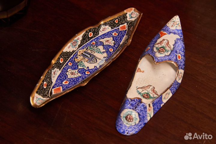 Эмалевые пепельницы из Ливана, антиквариат