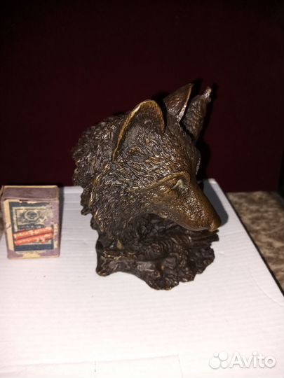 Статуэтка Волк Бронза Европа