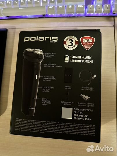 Бритва электрическая Polaris