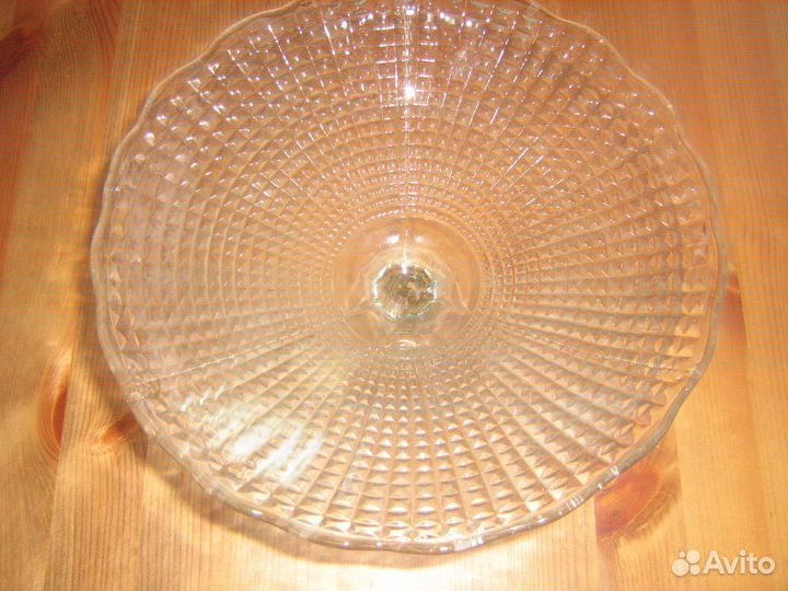 Ваза на ножке СССР винтаж люкс клеймо