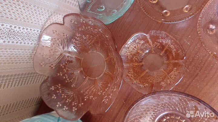 Вазы, салатники СССР, стекло