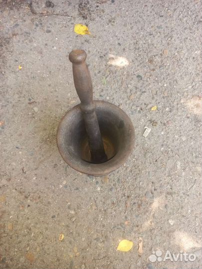 Ступка чугунная Антиквариат
