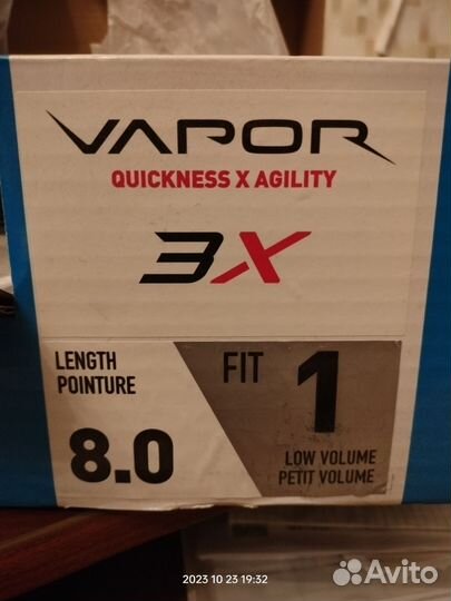 Коньки хоккейные Bauer Vapor 38x 8.0 fit1
