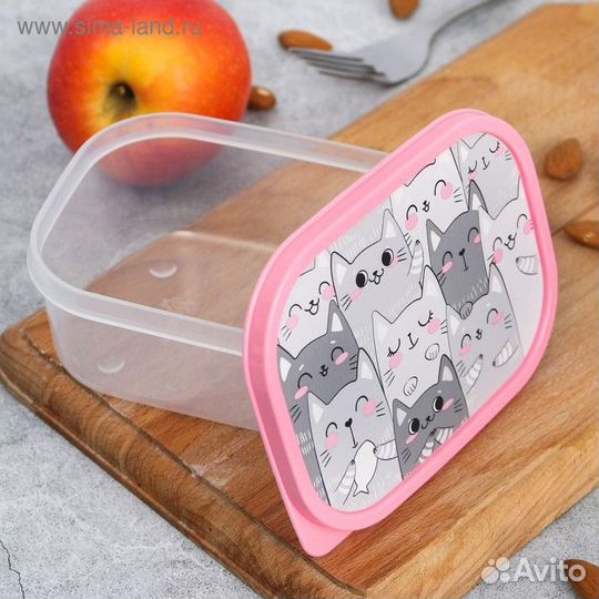 Ланч-бокс прямоугольный 