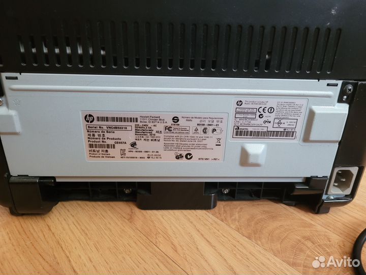 Принтер лазерный HP LaserJet Pro P1102w, ч/б, A4