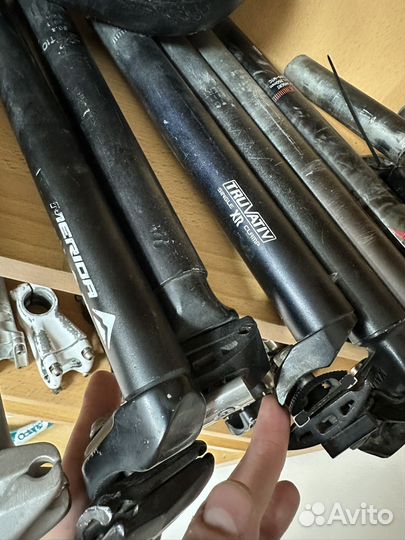 Подседельные штыри разных диаметров и длин
