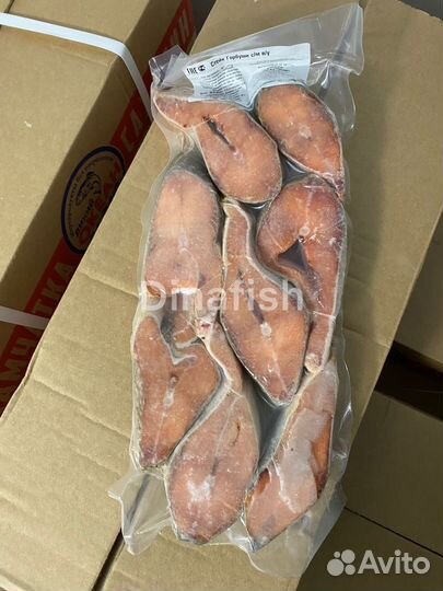 Стейки Кеты, Горбуши, Кижуча, лосось