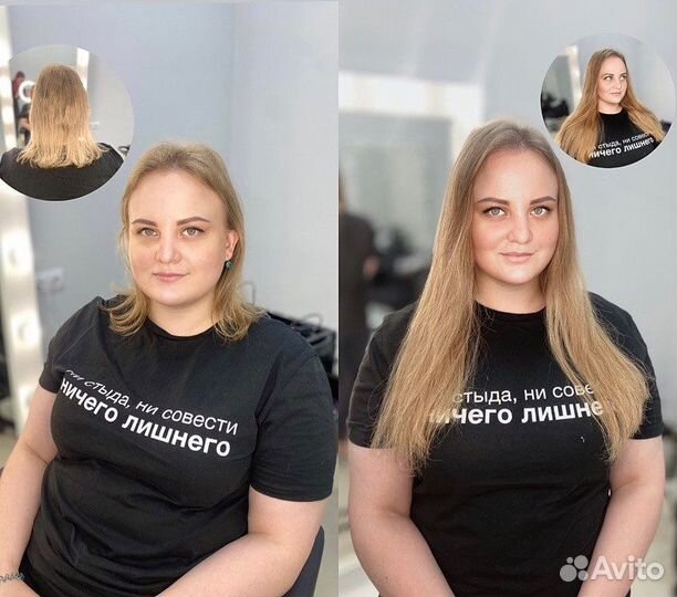 Модель на микрокапсульное наращивание волос