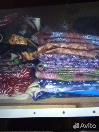 Отрез ткани хлопок СССР