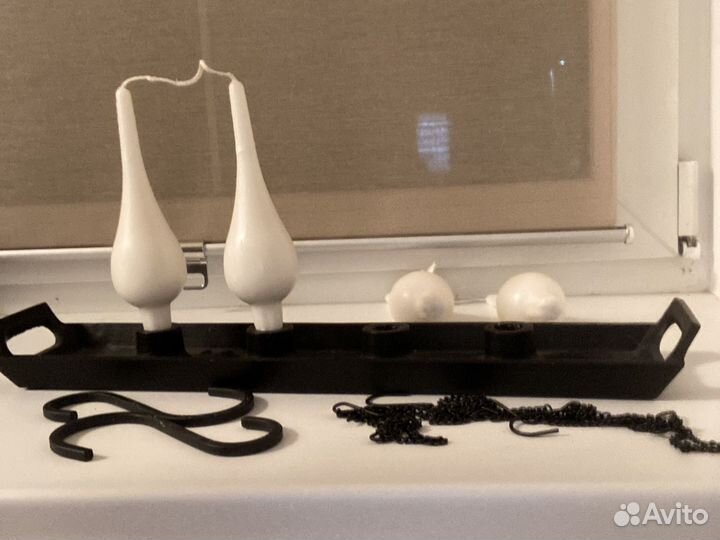 Подсвечник на 4 свечи навесной