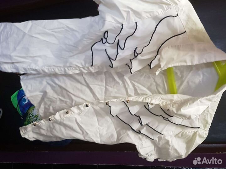 Рубашка белая школьная