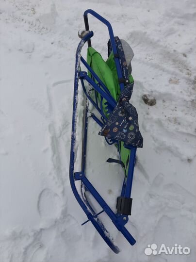 Детские санки коляска бу
