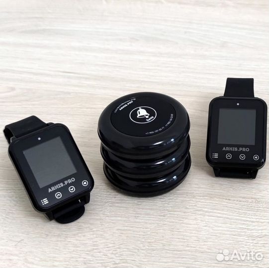 Система вызова официанта/персонала кнопка и часы