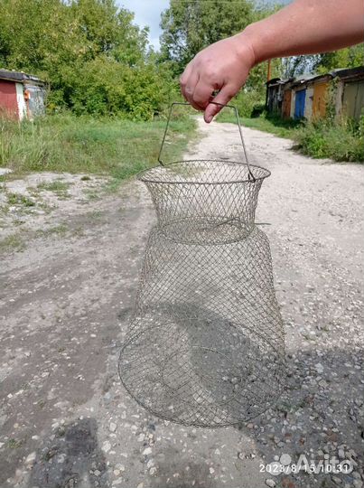 Садок рыболовный металлический