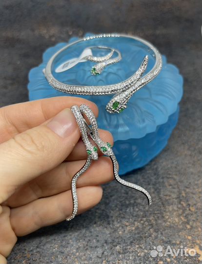 Серьги змеи