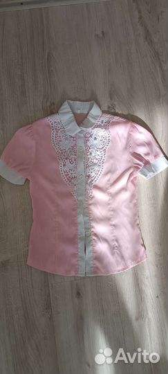 Школьные блузки для девочки 128 134