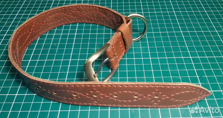 Ошейник для собаки из натуральной кожи