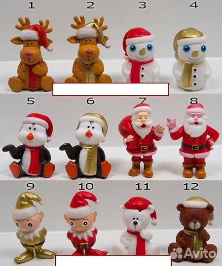 Фигурки из новогодних десертов Dairy4fun