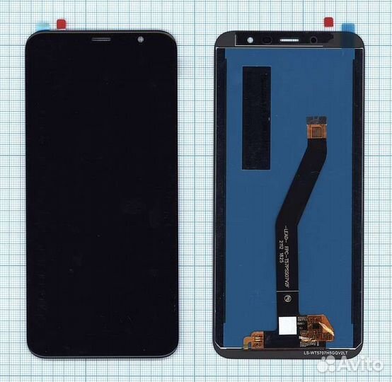 Дисплей для Meizu M6T Черный - Оптима